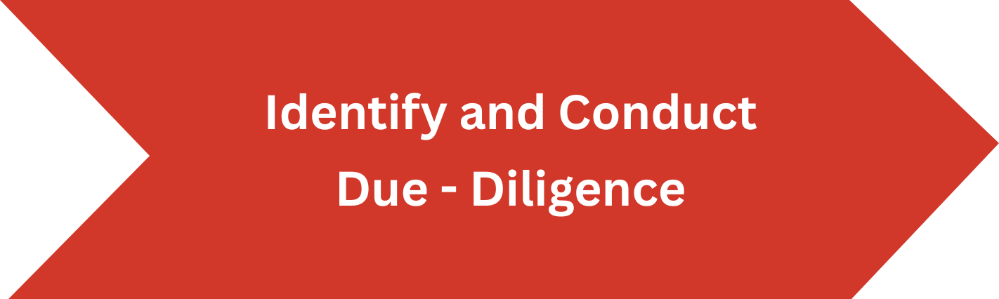 Identify & Conduct Due-Diligence